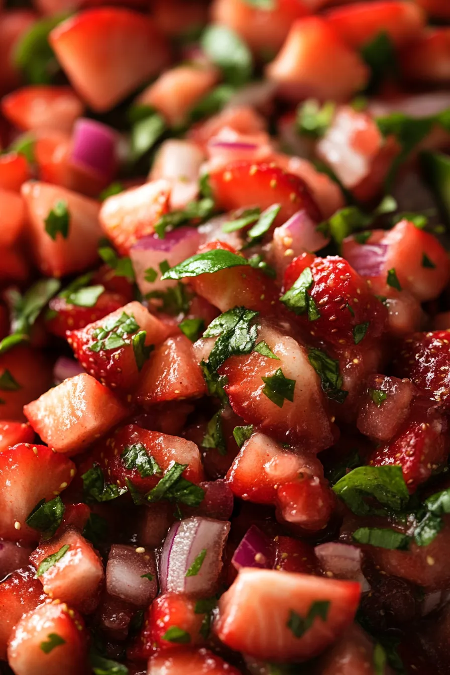 Fresh Strawberry Basil Salsa: Easy Summer Appetizer!