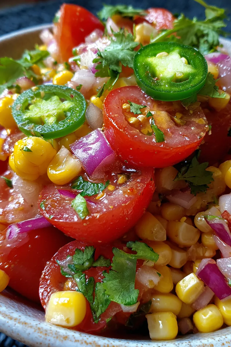 Sweet Corn & Tomato Salsa: Ultimate Summer Fiesta Dip!
