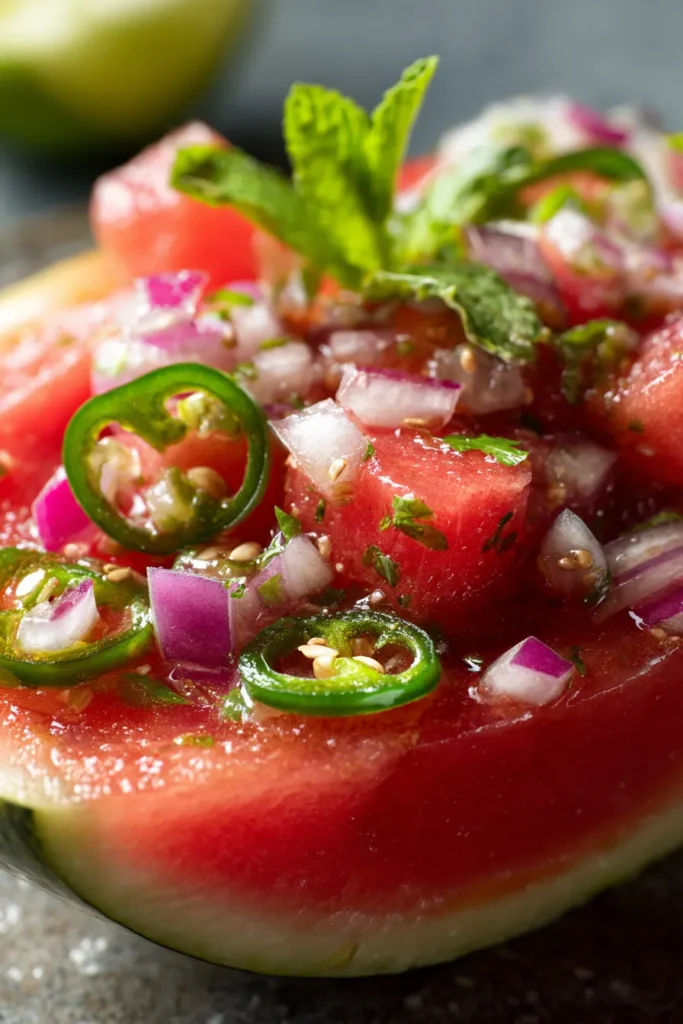 Watermelon Mint Summer Salsa – The Best 15 Minute Recipe