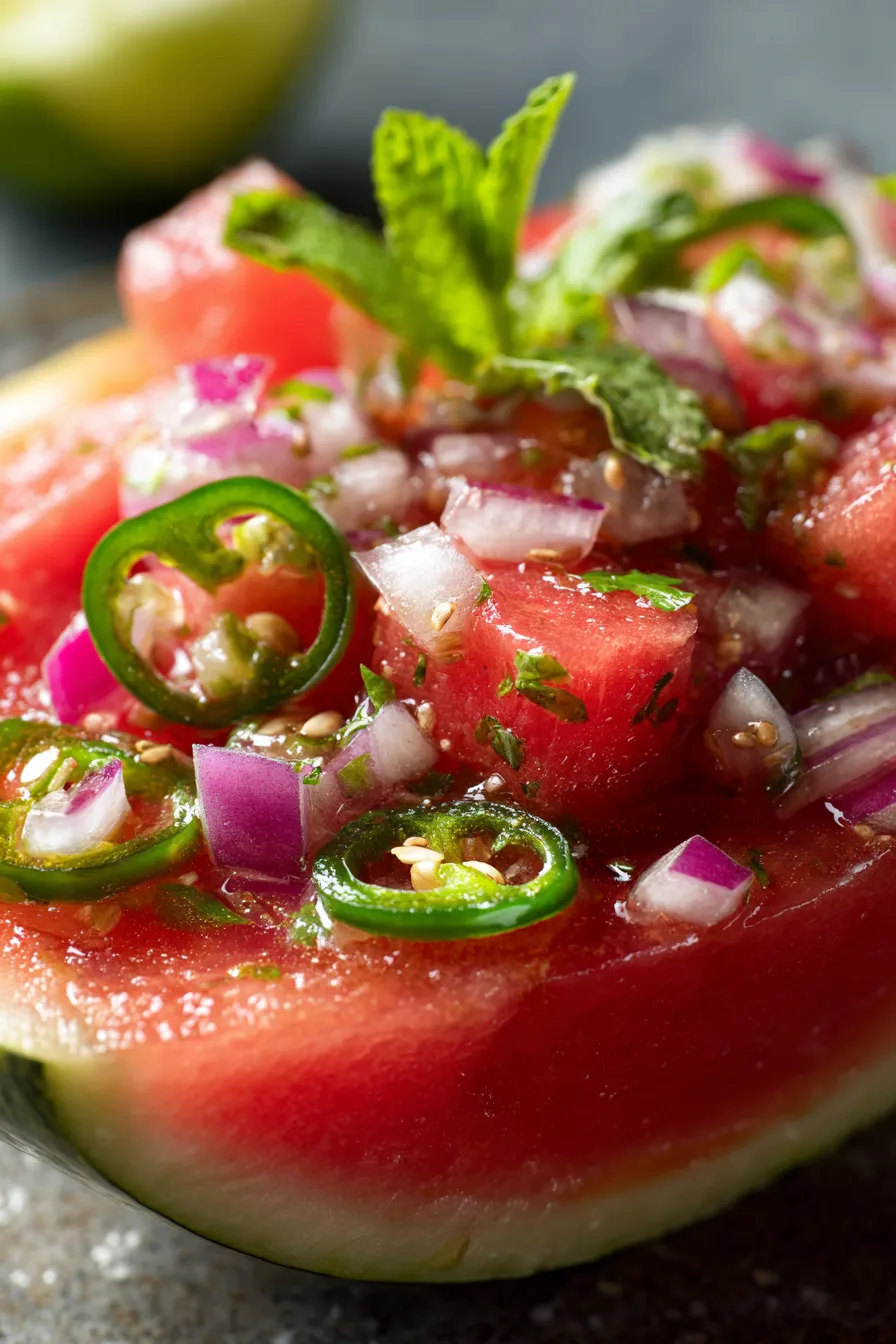 Watermelon Mint Summer Salsa – The Best 15 Minute Recipe