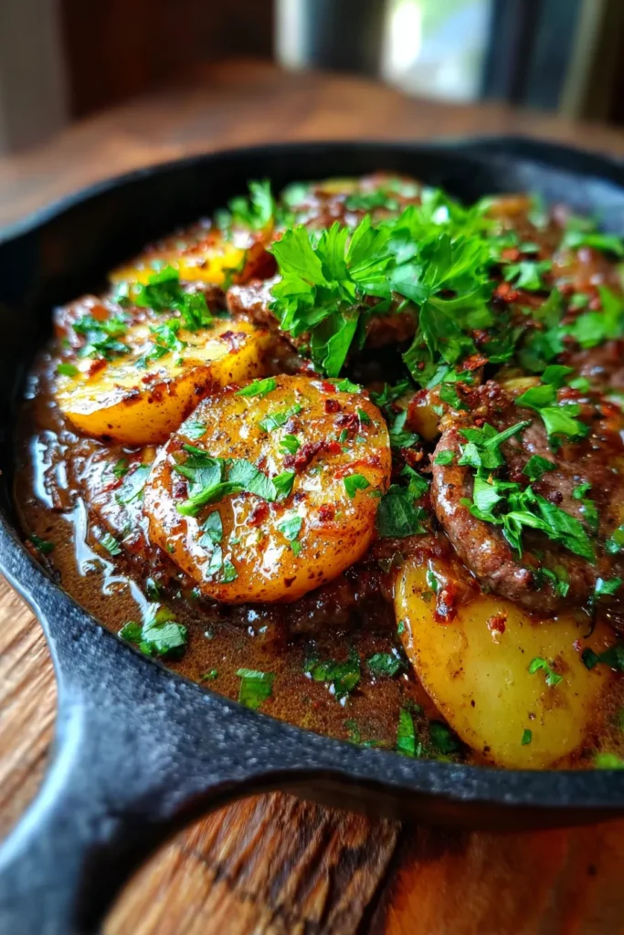 Amish Hamburger Steak Bake: Classic Comfort Food Made Easy