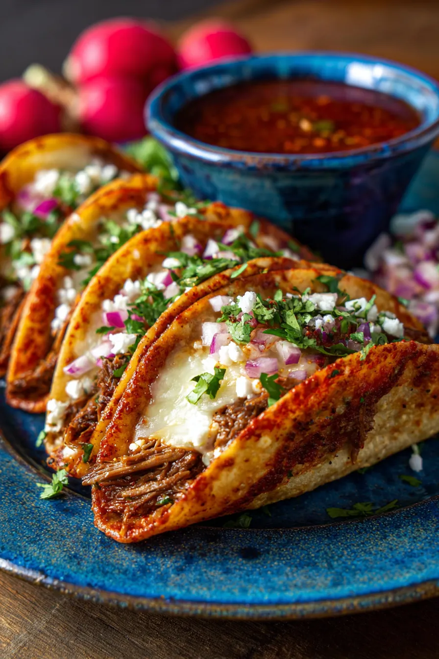 Beef Birria Tacos-ingredients-flatlay