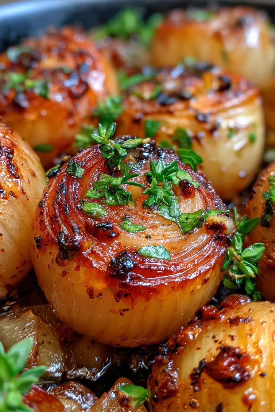 caramelized onions on sheet pan