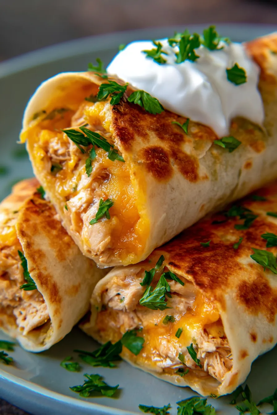 cheesy garlic chicken wraps fresh ingredients prep