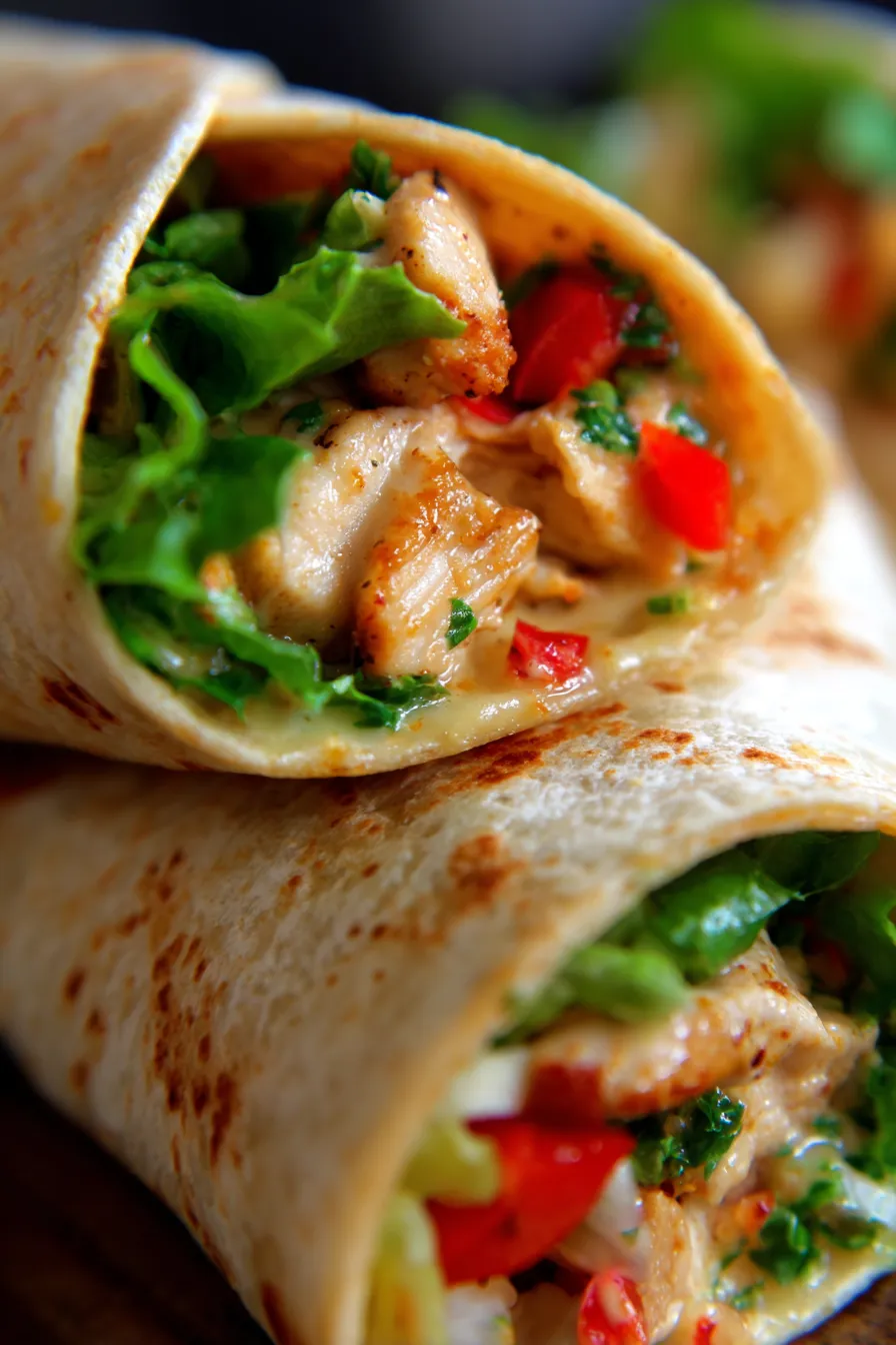 Cheesy Garlic Chicken Wraps (Meal Prep Lunch Wraps)-ingredients-spread