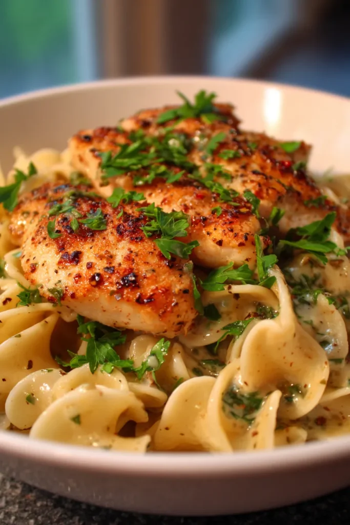 Creamy Chicken Buttered Noodles: Simple Comfort Dinner Recipe