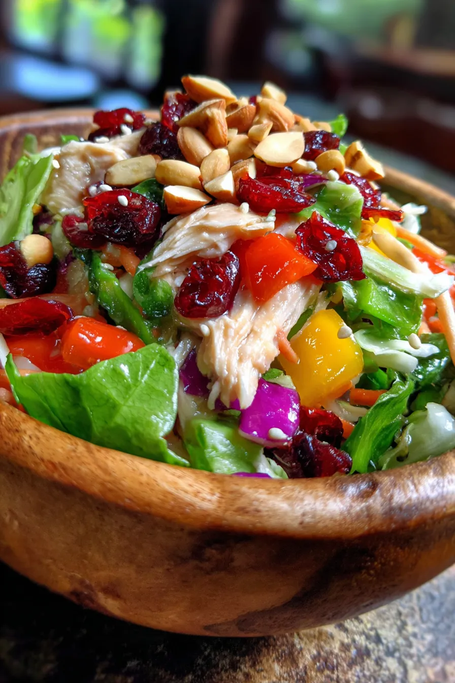 Chicken Cranberry Salad-ingredients-closeup