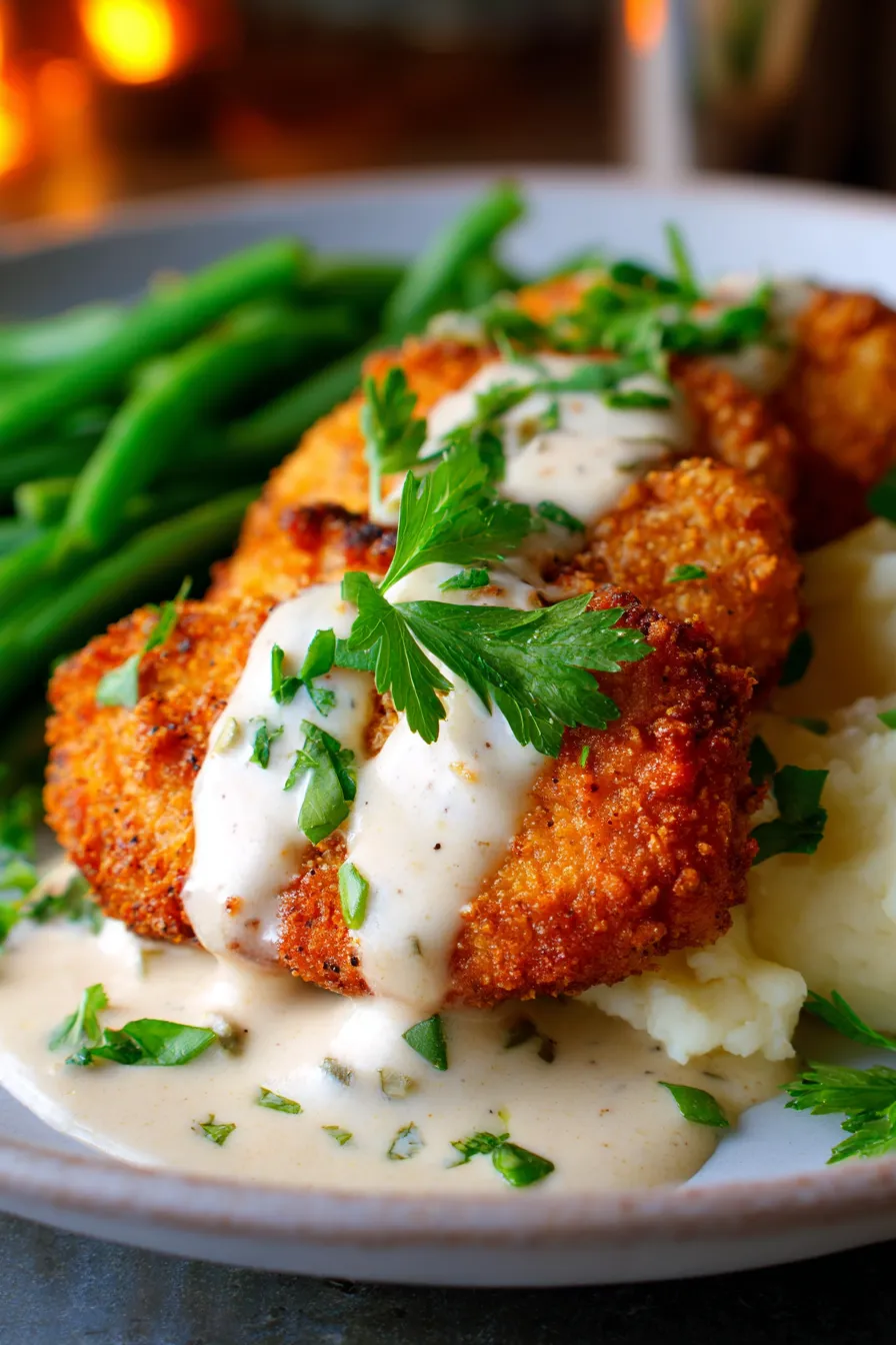 Chicken Fried Chicken-breading-process