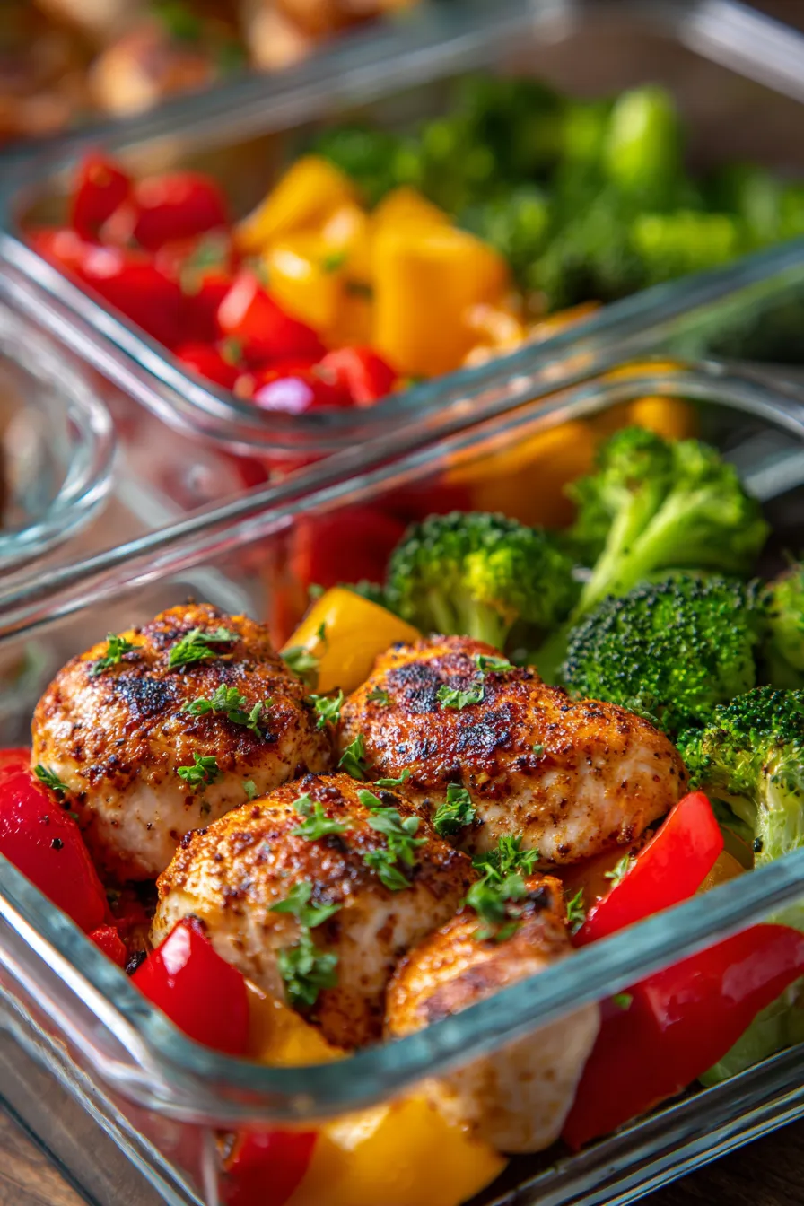 colorful meal prep bowls