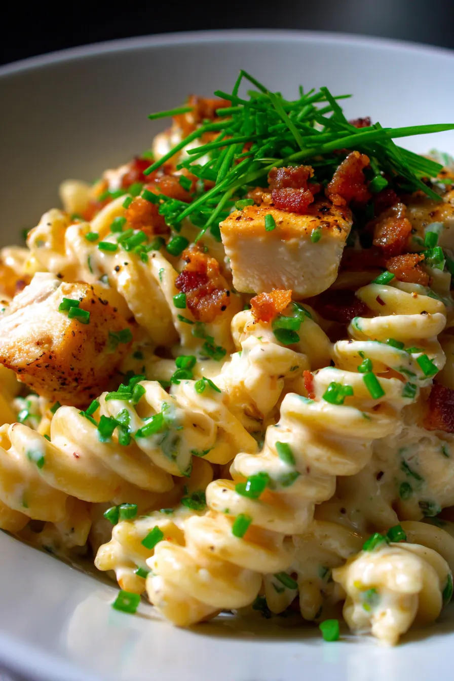 Creamy Chicken Bacon Ranch Pasta: Your New Favorite Dinner!