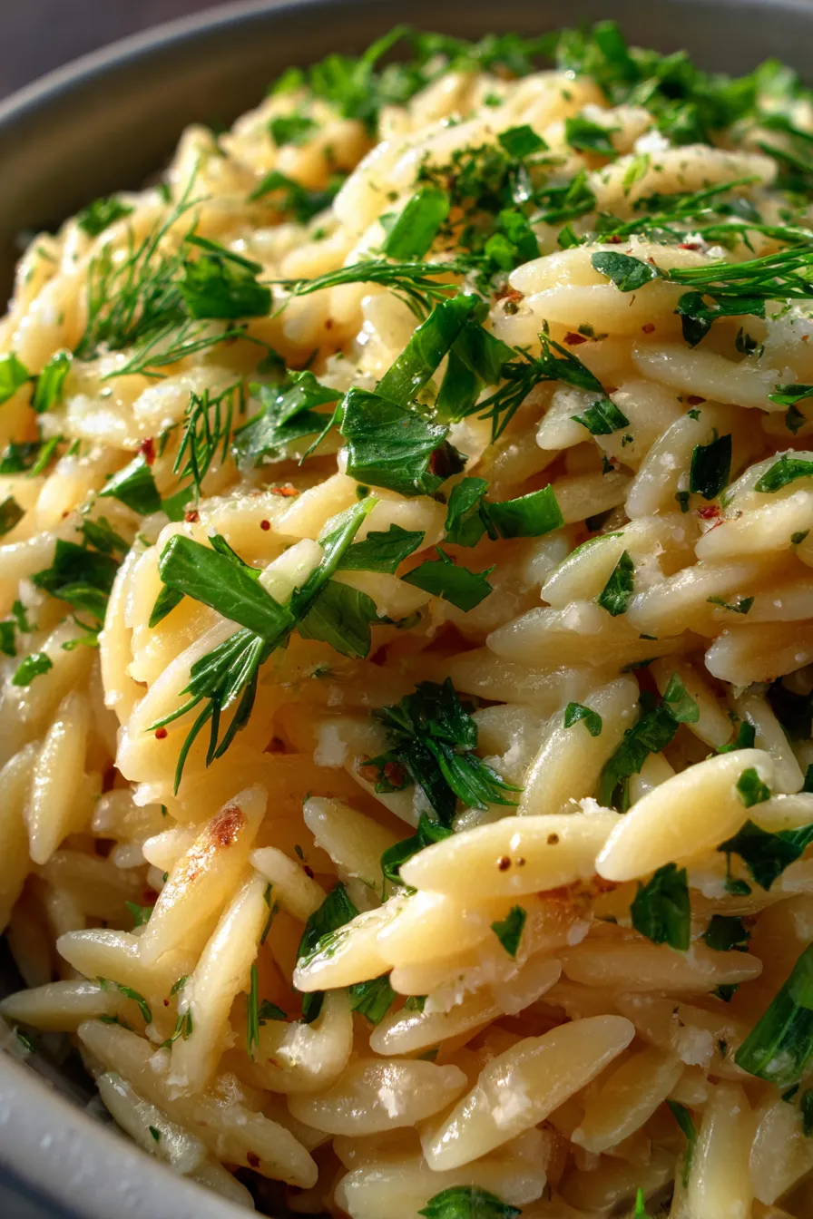 Creamy One-Pot Lemon Orzo: 30-Minute Easy Dinner Recipe