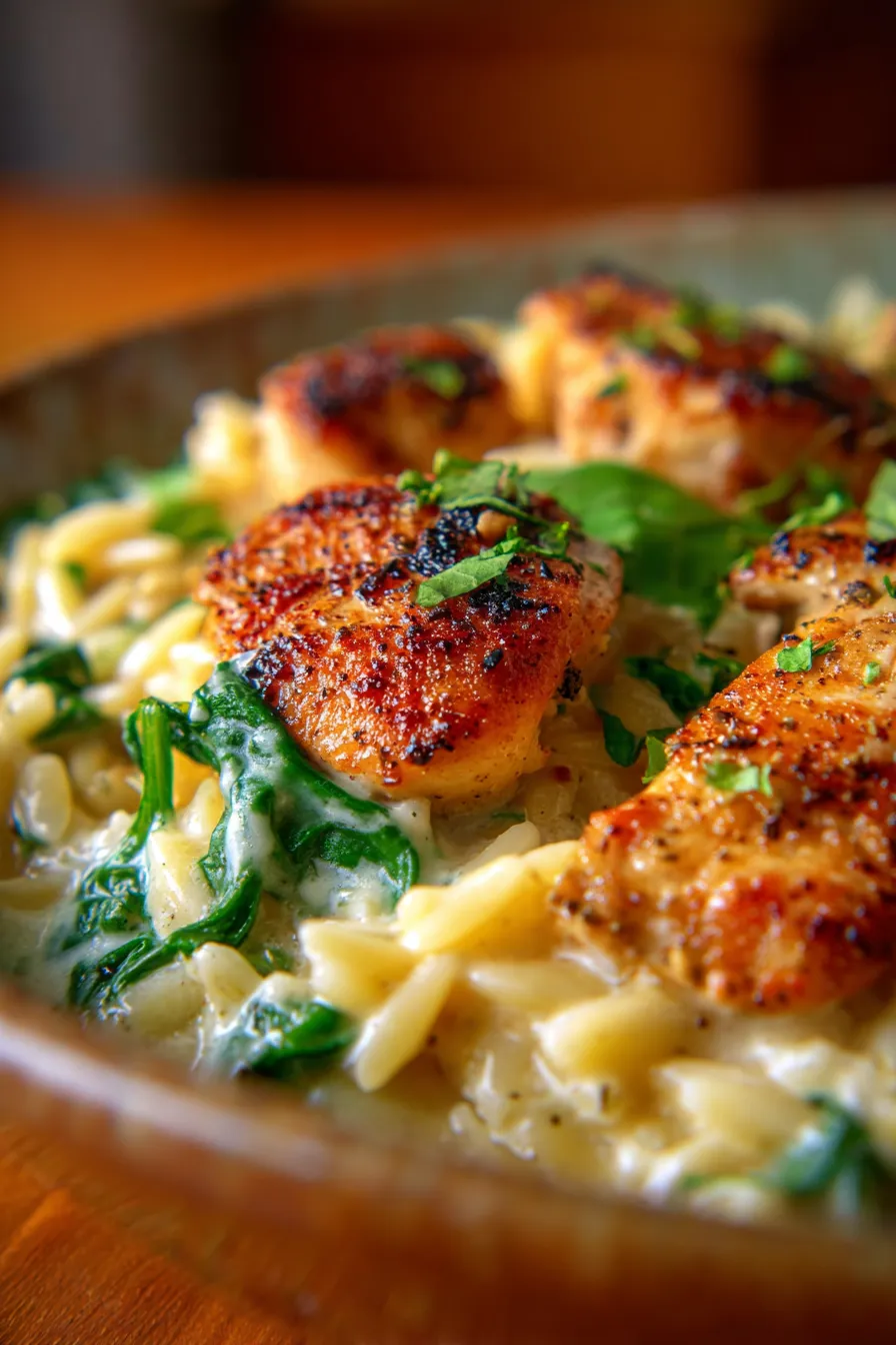 Creamy Orzo Dinner Recipe (Quick One-Pan Meal)-serving-suggestion