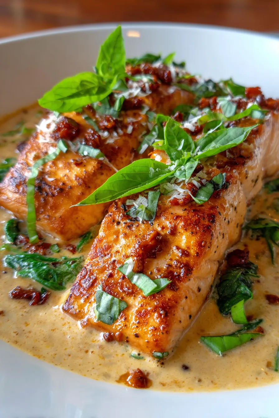Creamy Tuscan Salmon (30-Minute One-Pan Dinner)-ingredients-fresh