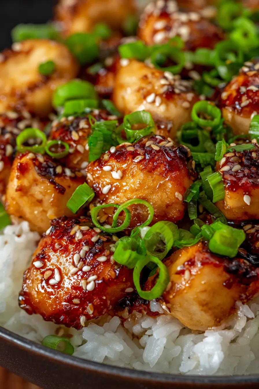 Dump and Go Crockpot Teriyaki Chicken-plated-asian