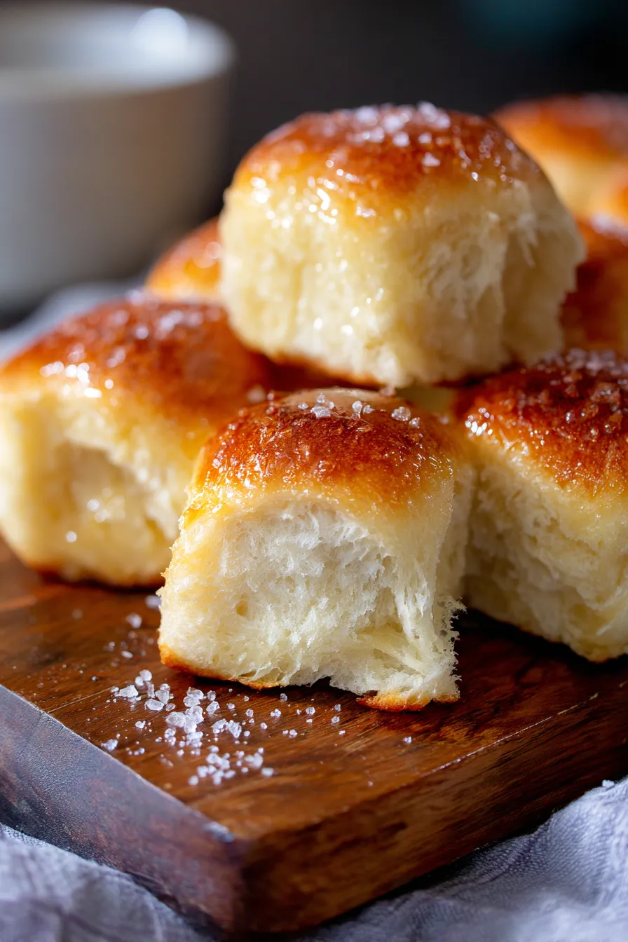 Easy 30-Minute Dinner Rolls (Soft & Homemade)-freshly-baked-warm-butter