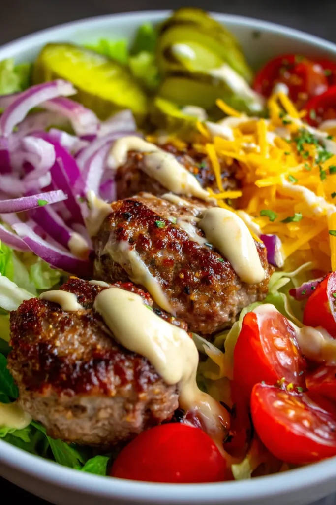 Easy Low-Carb Burger Bowls: Family Dinner Perfection