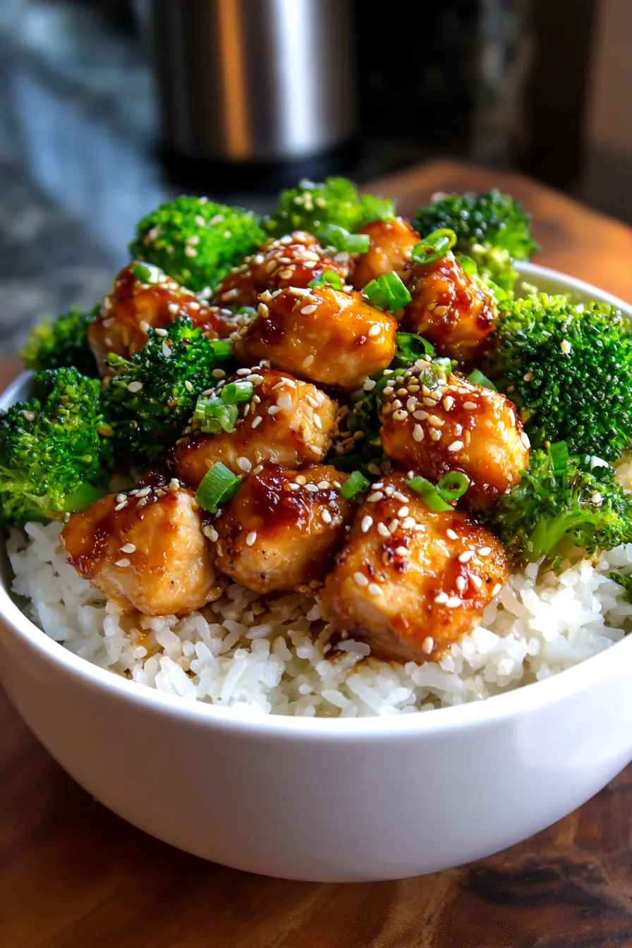 Easy Teriyaki Chicken Rice Bowl-ingredients-fresh