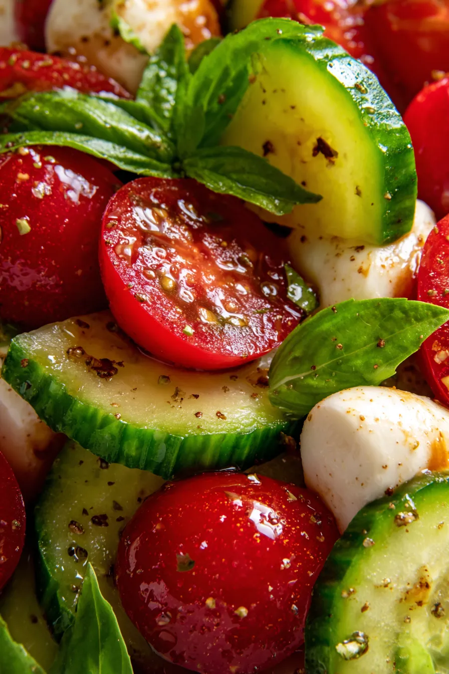 Fresh Caprese side dish
