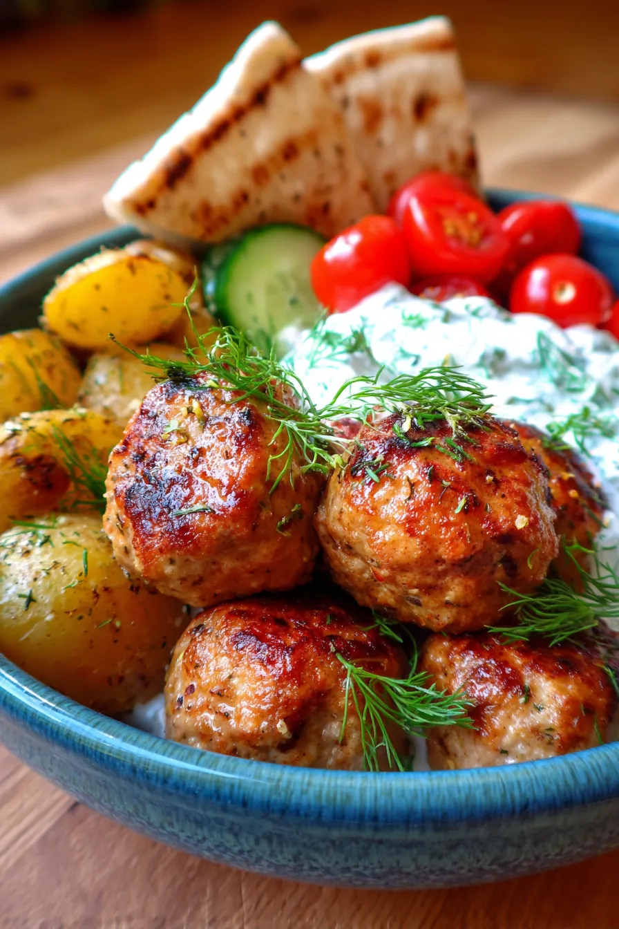 Fresh Tzatziki-cucumber-dill-bowl