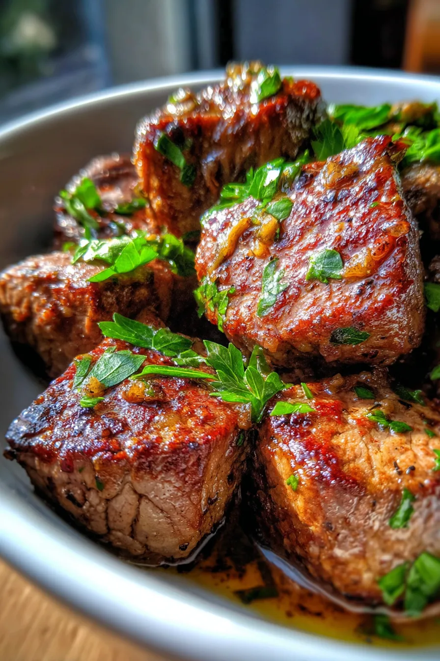 Garlic Butter Beef Bites: Easy High-Protein One-Pan Dinner