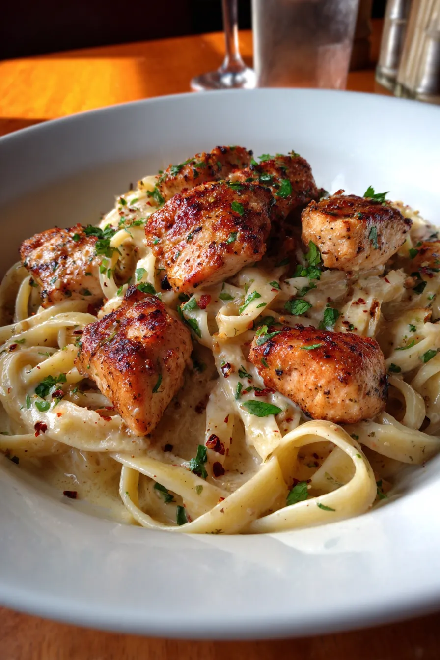 Garlic Parmesan Chicken Pasta-ingredients-prepped-kitchen-counter
