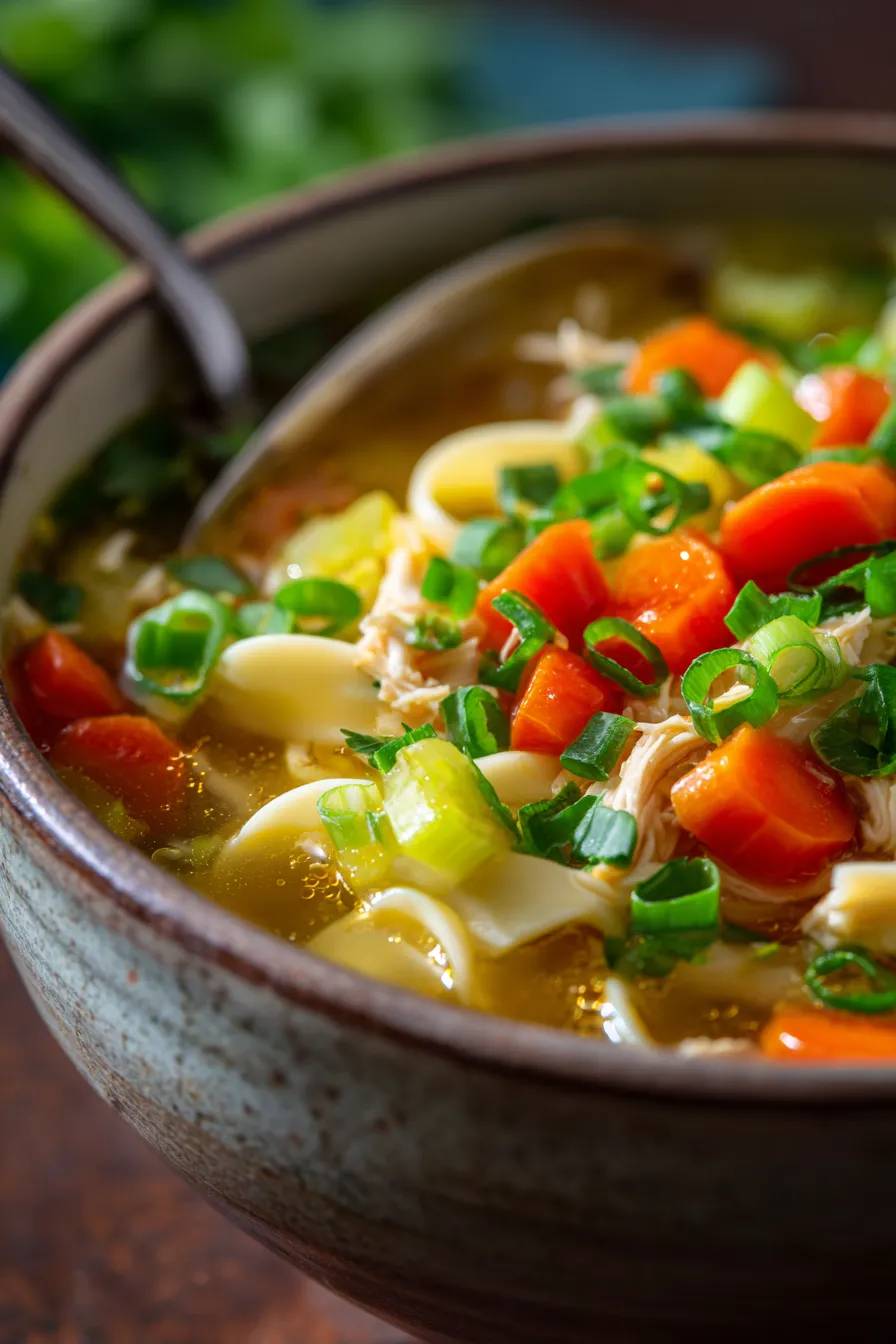 Ultimate Ginger Garlic Chicken Noodle Soup: Comfort & Healing