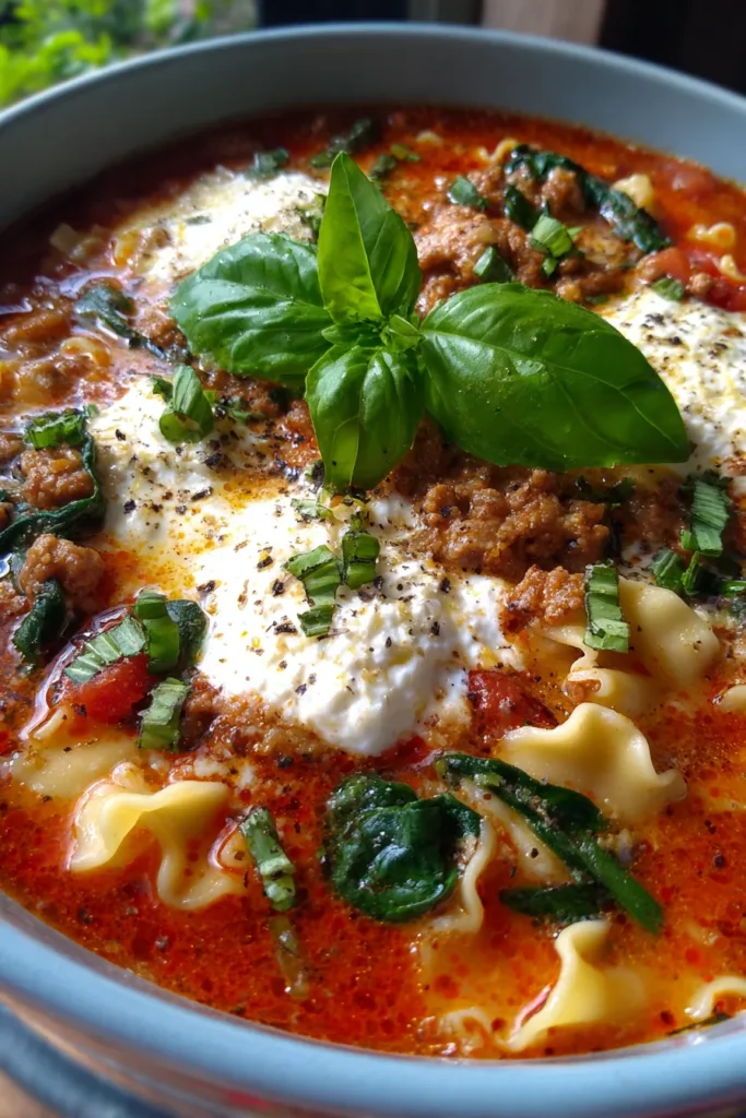 Gluten-Free Lasagna Soup: 30-Minute One-Pot Dinner!