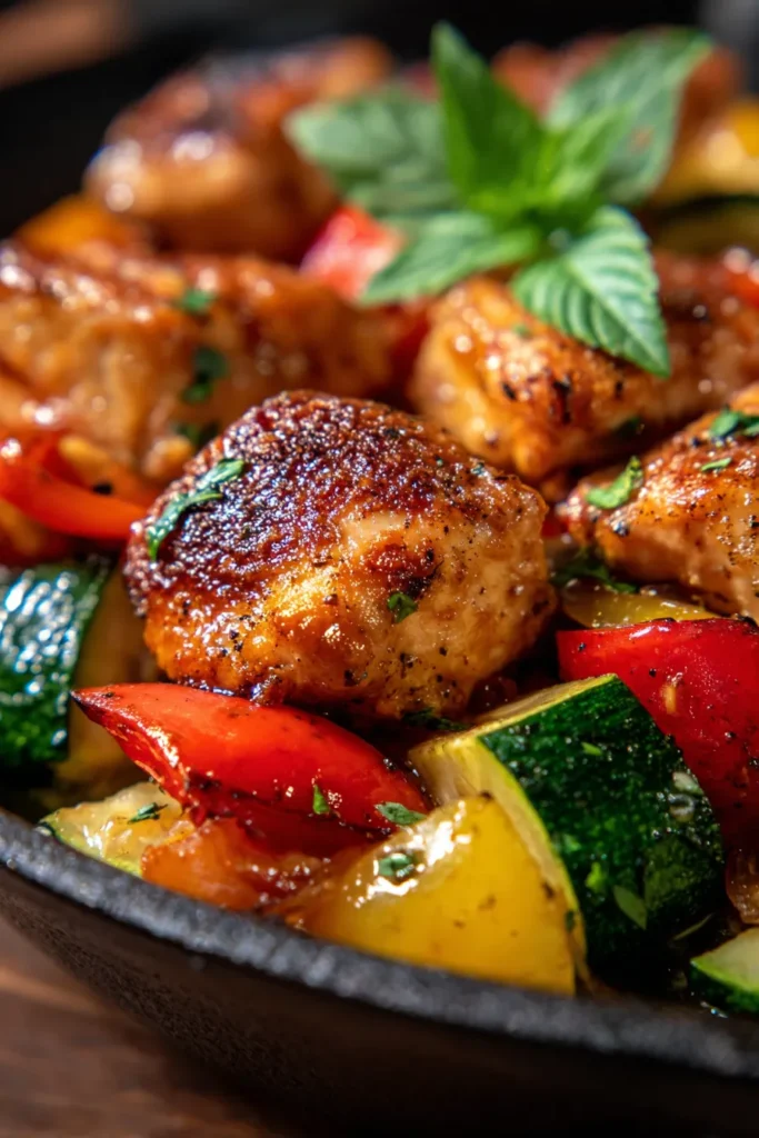 Healthy Chicken & Veggies Skillet: 30-Min Easy Dinner