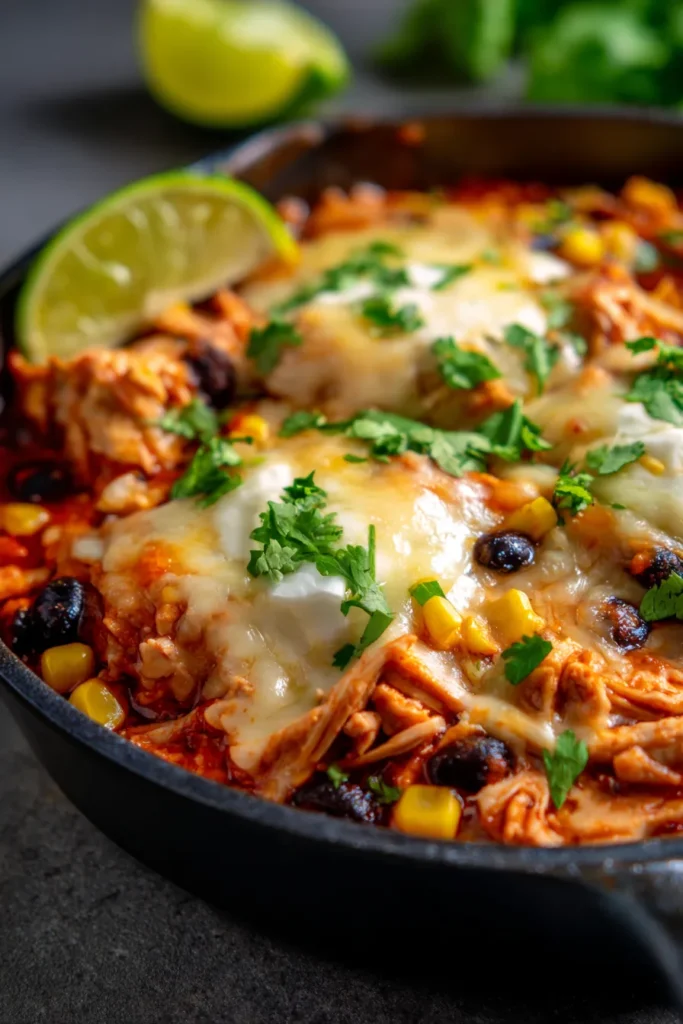 Healthy Enchilada Skillet: Easy One-Pan Meal Prep Dinner