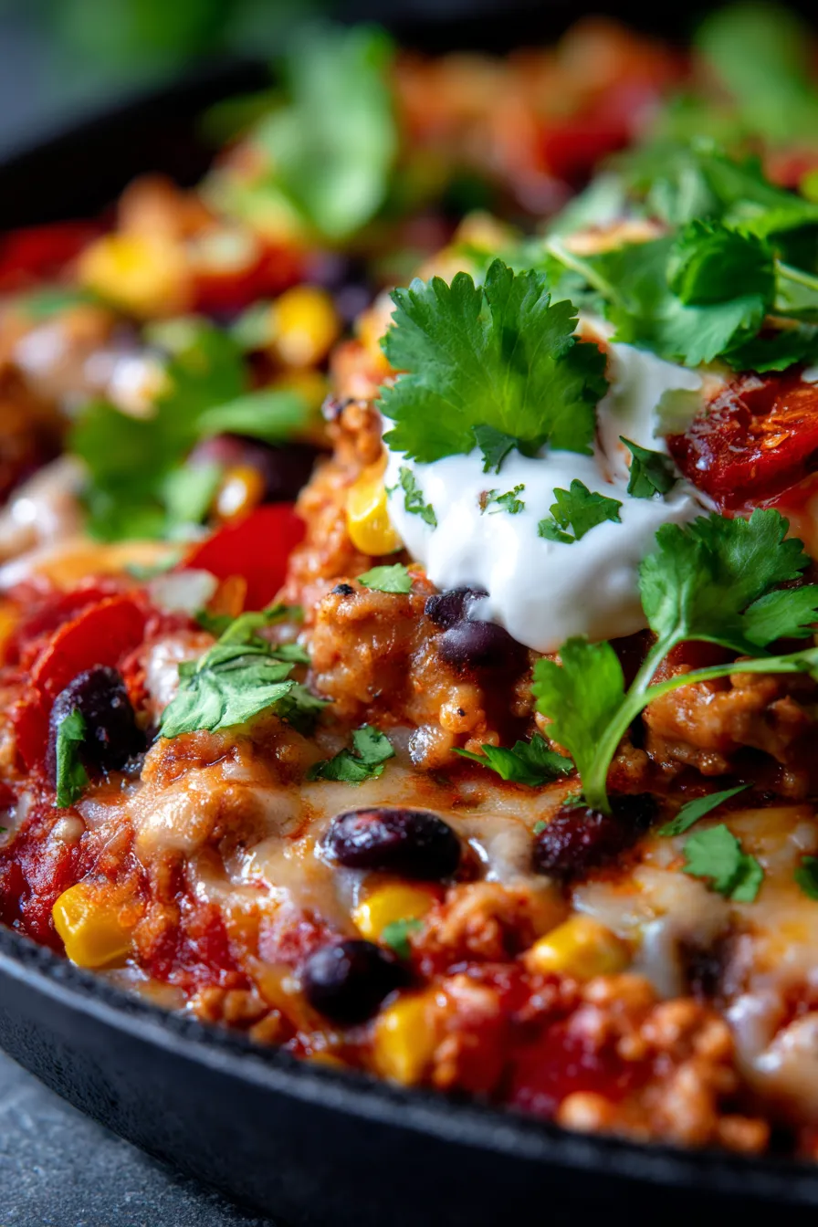 Healthy Enchilada Skillet: Quick One-Pan Dinner Recipe