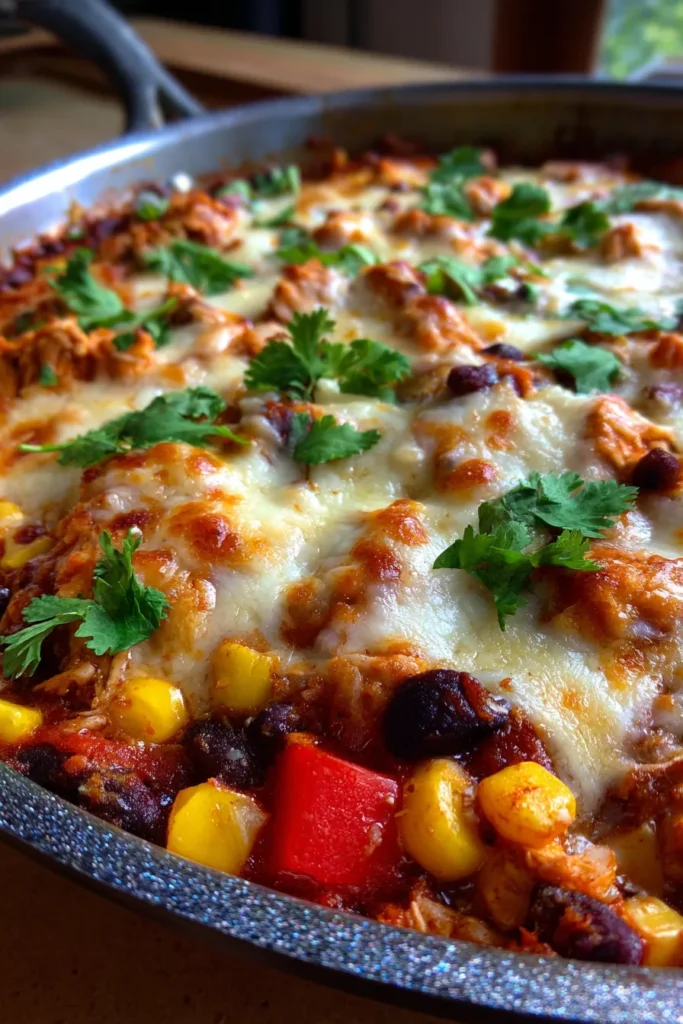 Healthy One-Pan Enchilada Skillet – Quick & Easy Weeknight!