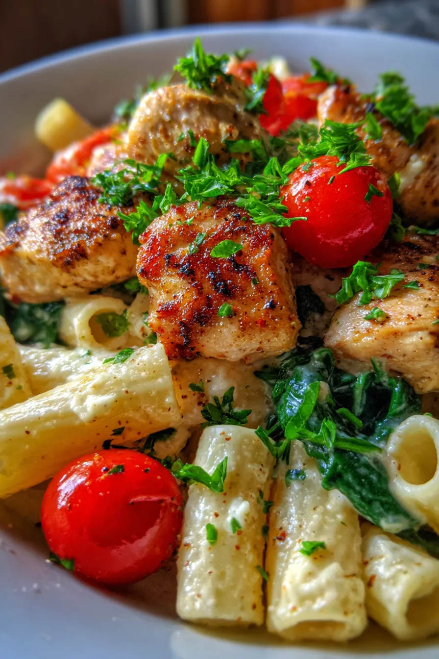 Healthy Pasta Dinner-ingredients-fresh