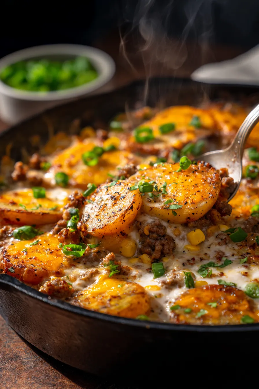 Hobo Casserole with Ground Beef-ingredients-prep