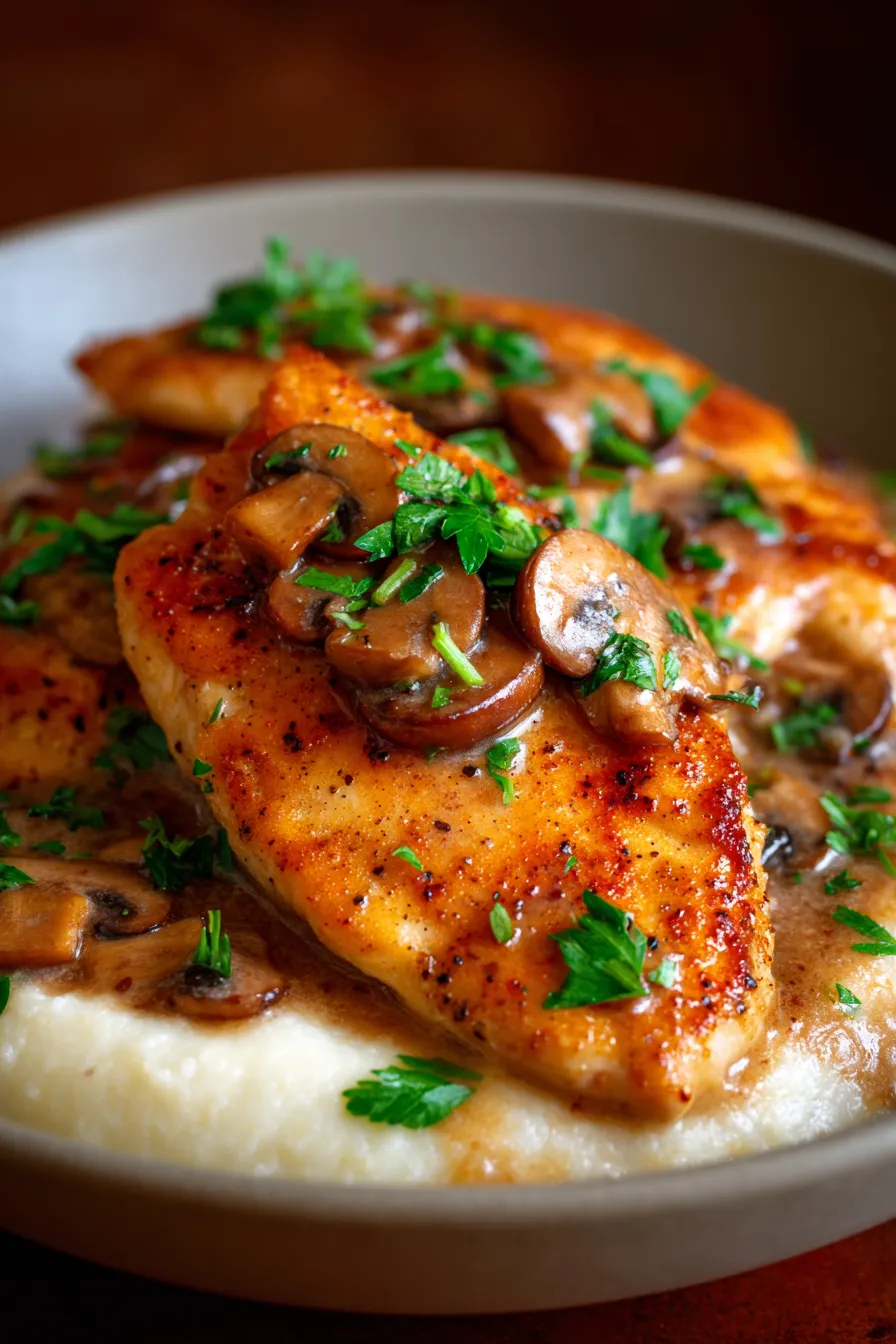 Homemade Chicken Marsala (Italian Classic)-ingredients-fresh-prep