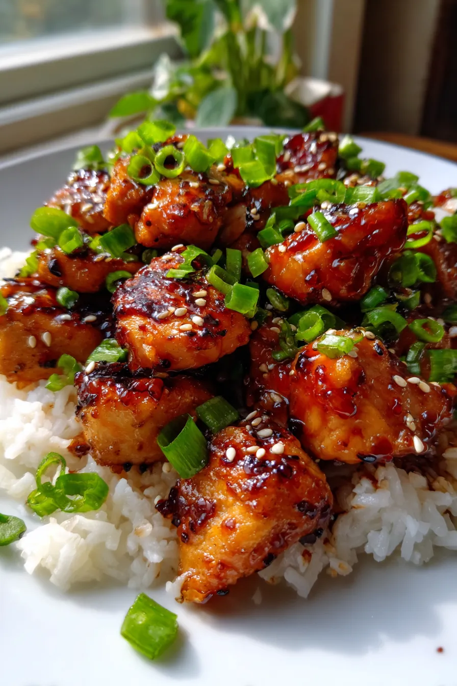 Honey Garlic Chicken (20-Minute Weeknight Dinner)-ingredients-flatlay