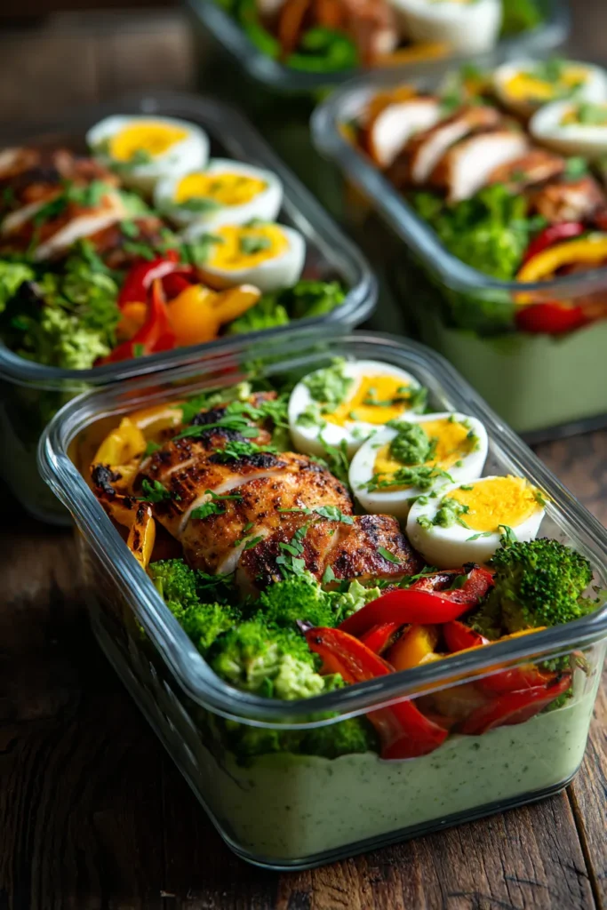 Low-Carb High-Protein Meal Prep: Easy Healthy Recipes