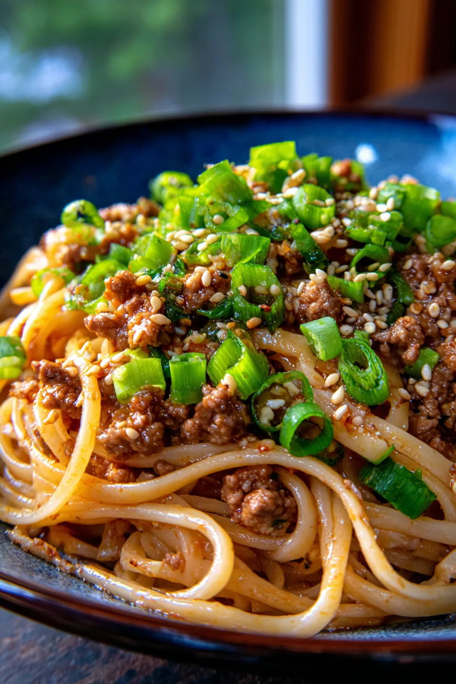 One-Pan Mongolian Ground Beef Noodles (Quick Weeknight Meal)