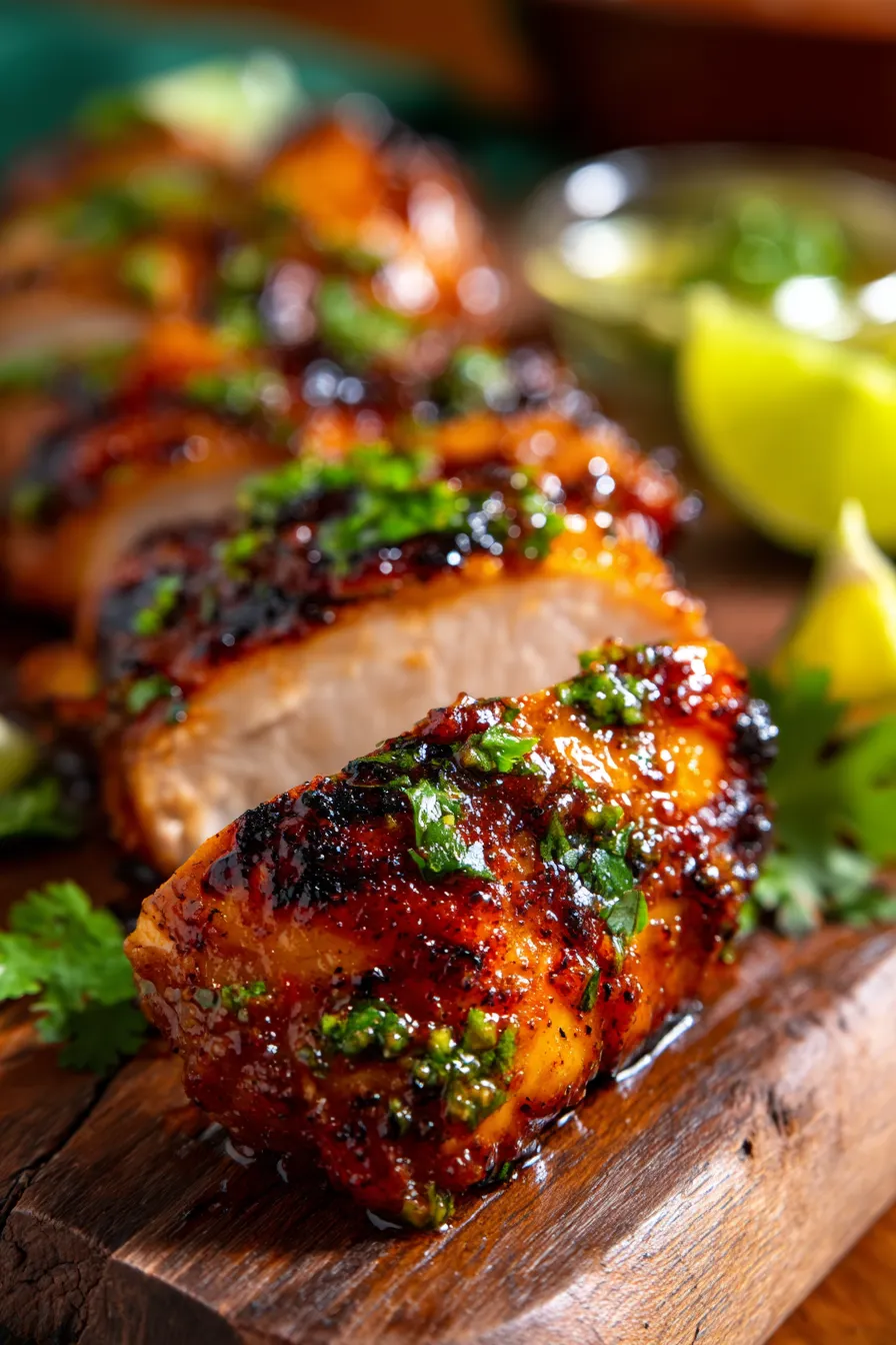 Pollo Asado (Mexican Grilled or Roasted Chicken)-ingredients-fresh-spices-overhead