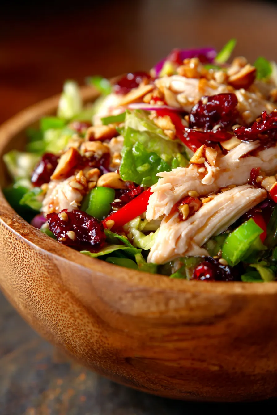 Quick Lunch Salad-serving-fresh