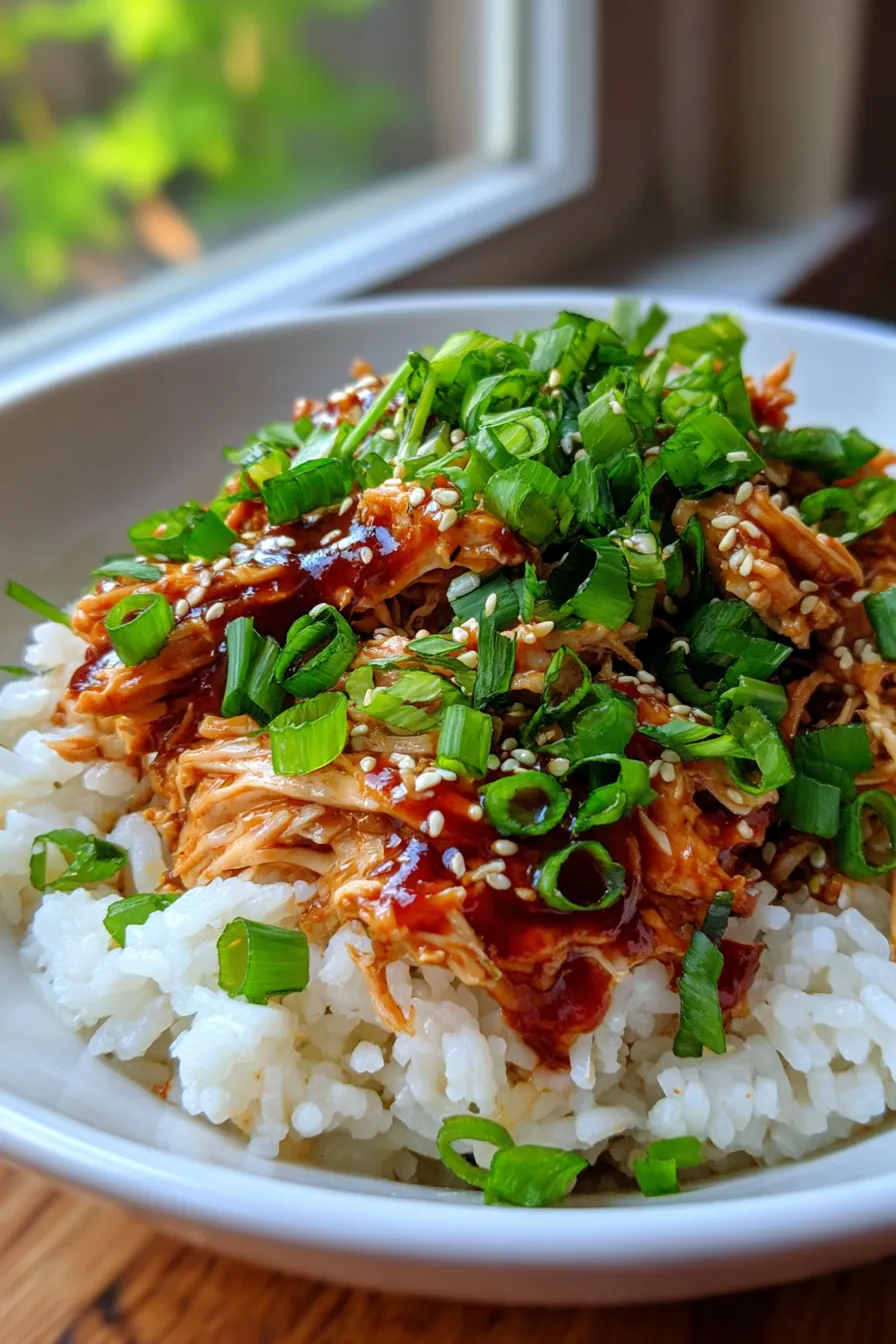 Best Ever Slow Cooker Honey BBQ Chicken and Rice Recipe