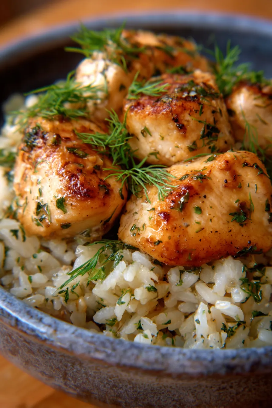 Slow Cooker Lemon Herb Chicken and Rice-fresh ingredients-flat lay