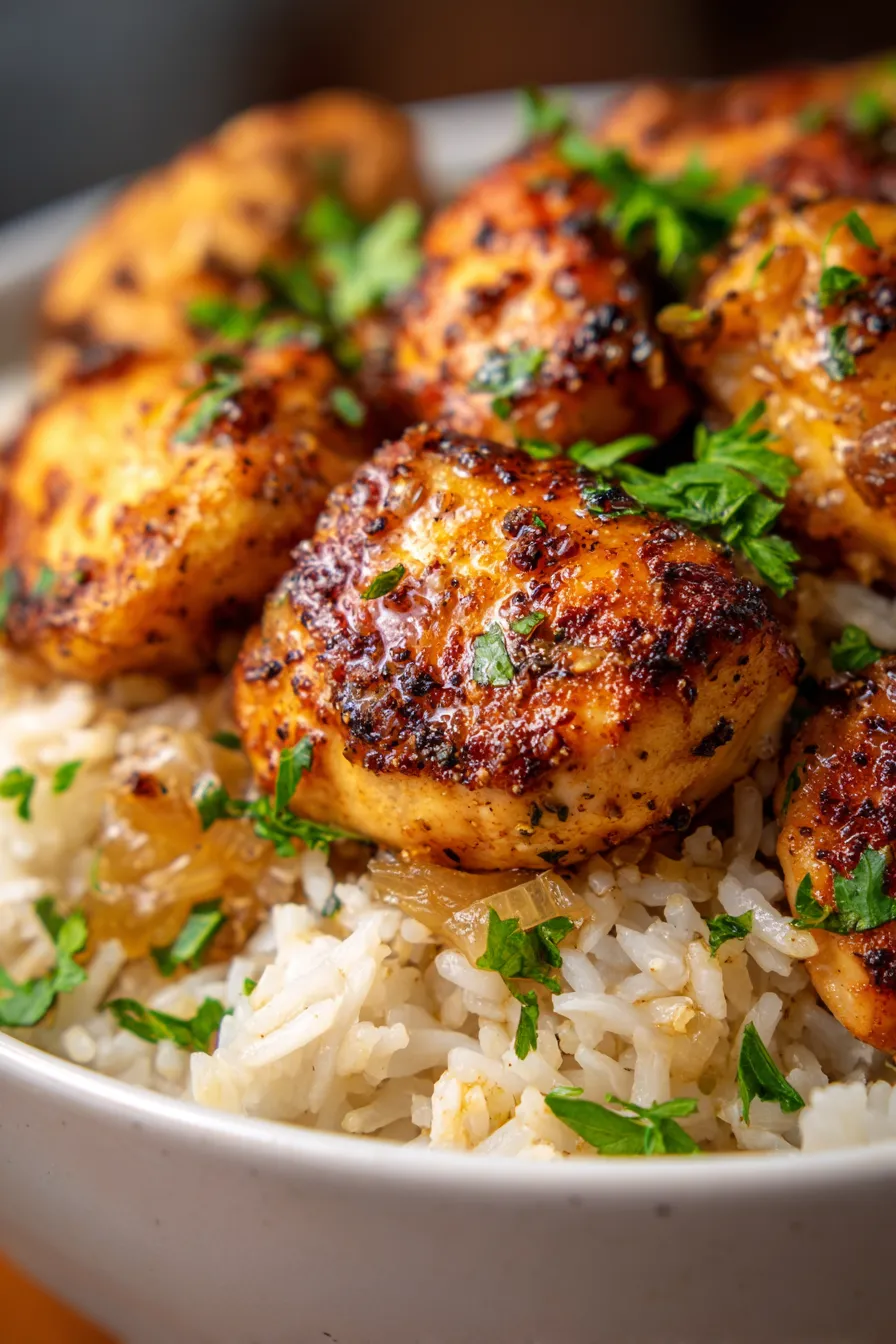 Smothered Chicken & Rice: Cozy One-Pan Dinner Recipe