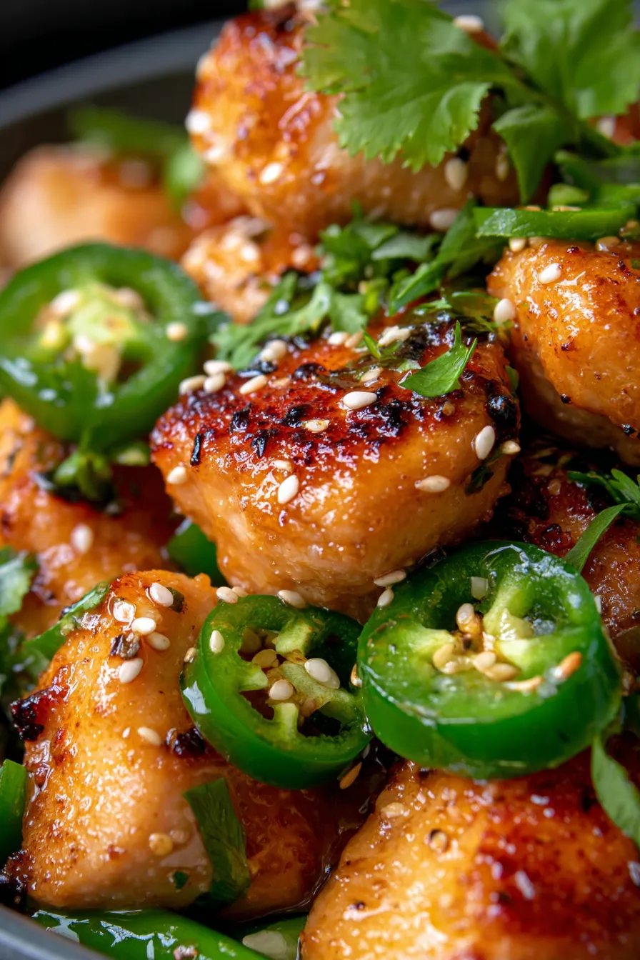 Spicy Jalapeño Chicken Recipe for Weeknights-finished-plate