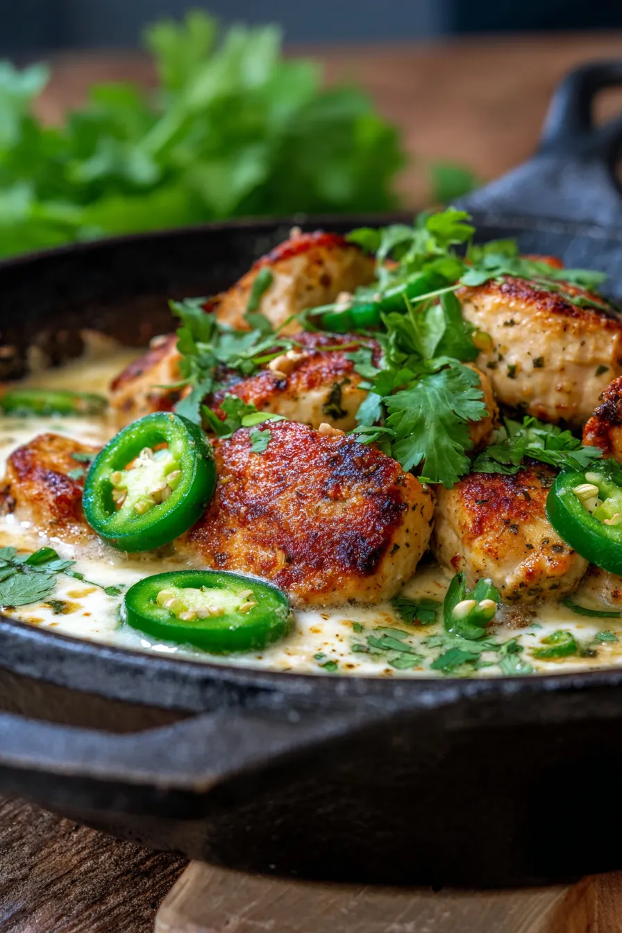 Spicy Jalapeño Chicken Skillet ingredients prep vibrant fresh