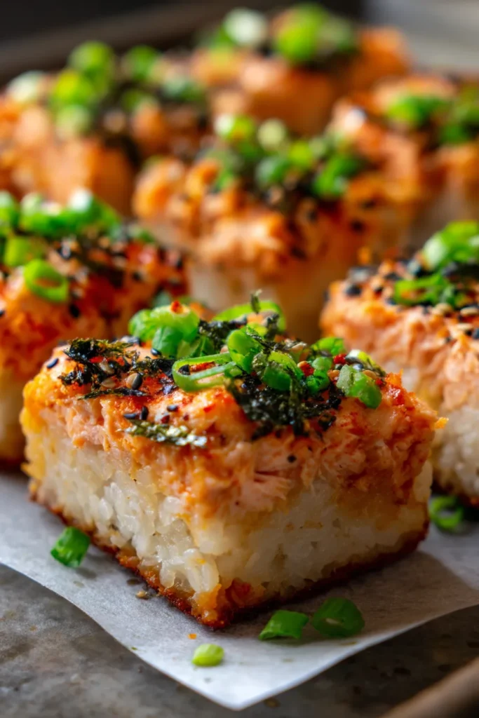 Spicy Salmon Sushi Bake: Easy Oven Dinner Recipe
