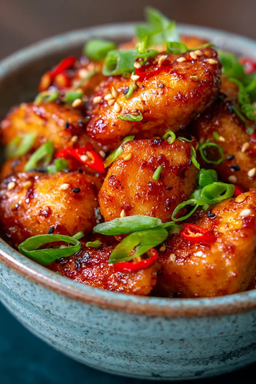 Sweet and Spicy Honey Pepper Chicken-ingredients-arrangement