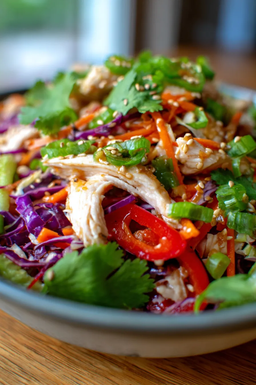 Whole30 Chinese Chicken Salad: 30-Min Paleo Dinner Recipe