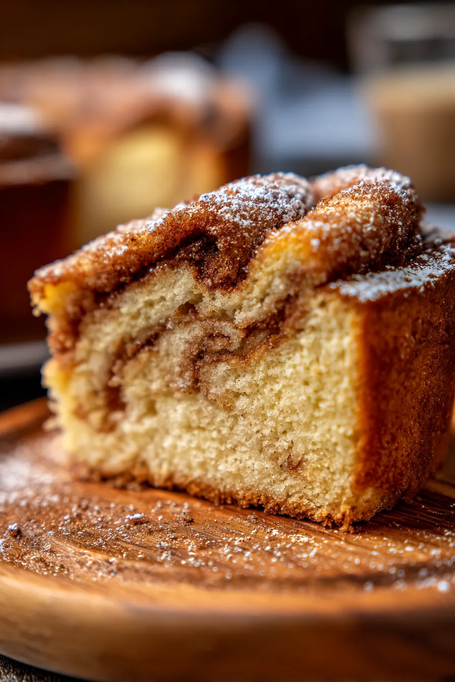 Amish Cinnamon Sugar Coffee Cake-crumb-closeup
