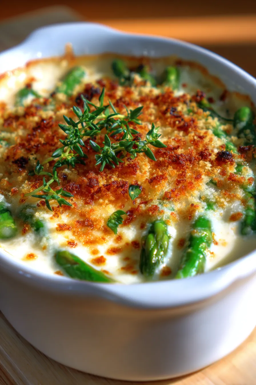 Asparagus Casserole-closeup-texture