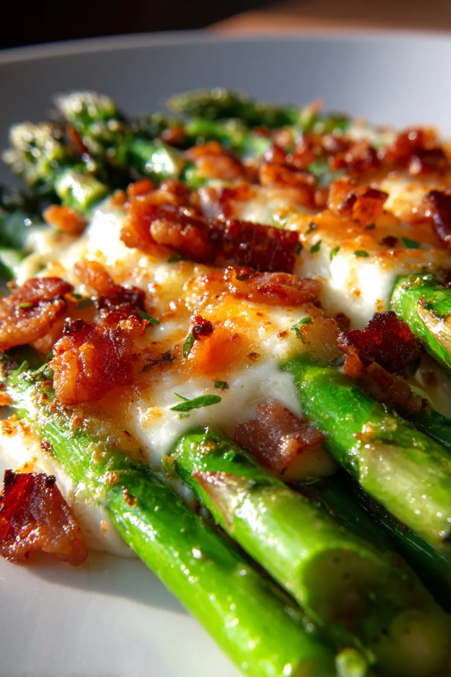 bacon wrapped asparagus-texture